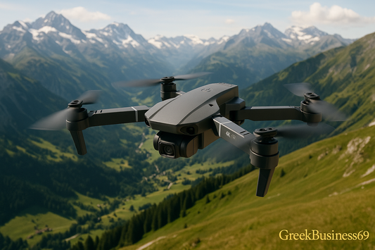 E88 Pro Foldable Quadcopter Drone - WIFI FPV, HD 4K Camera, Altitude Hold