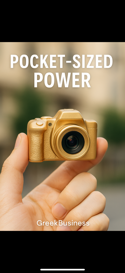 Mini Slr-Shaped 1080P Pocket DV Camera – Portable Body Cam, Action Camera with Display Screen, Loop Recording, & Filters