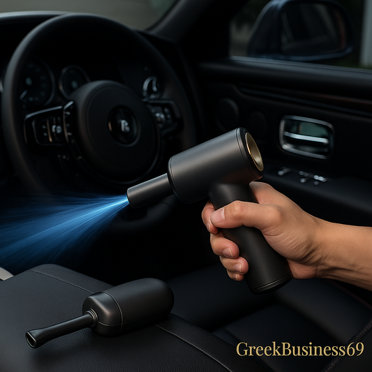 Mini Turbo Jet Fan Electric Air Duster with 1&3 Gear Adjustable Speed 130000RPM 52M/S Car Computer Cleaning Blower Tool Kit